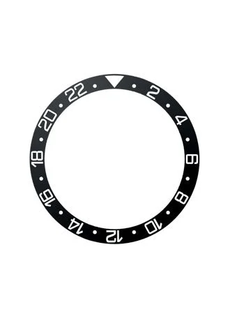Glycine-Mods GMT Style Ceramic Bezel Insert Black GMTBLK/GM/CB42 42 mm kol saati