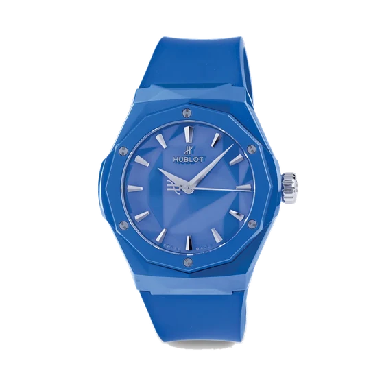 Hublot HUBLOT REF. 550.ES.5100.RX.ORL21, CLASSIC FUSION ORLINSKICERAMIC BLUE, CERAMIC kol