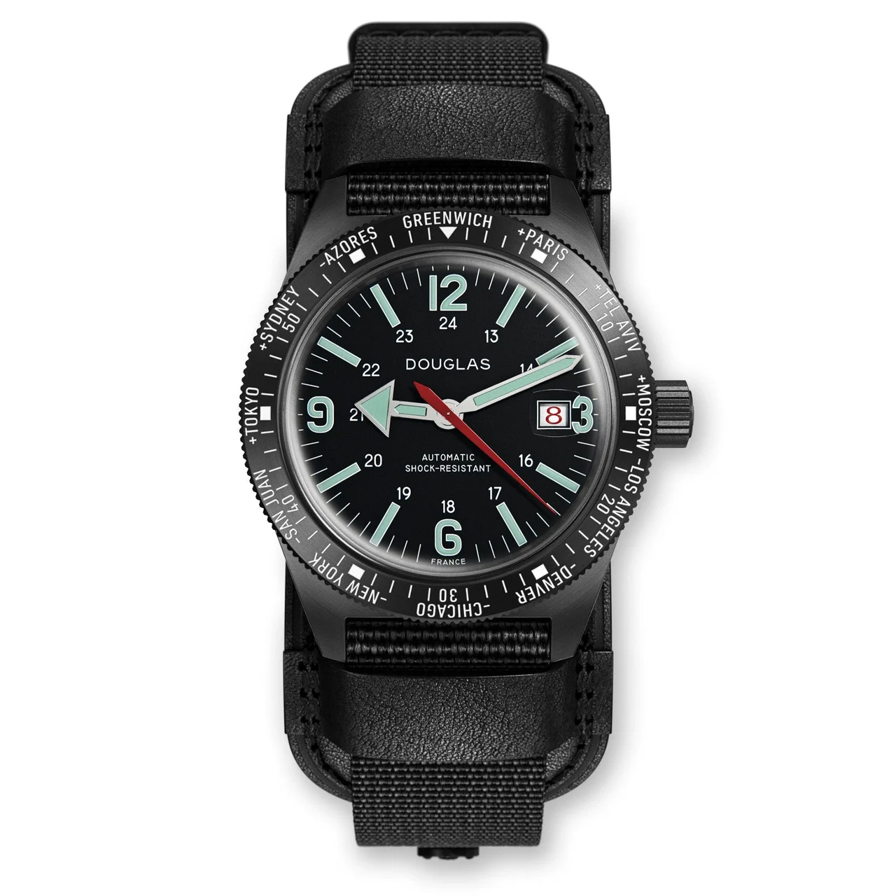Wolbrook 23-SWP-003-NYB-BLK 48 mm kol saati
