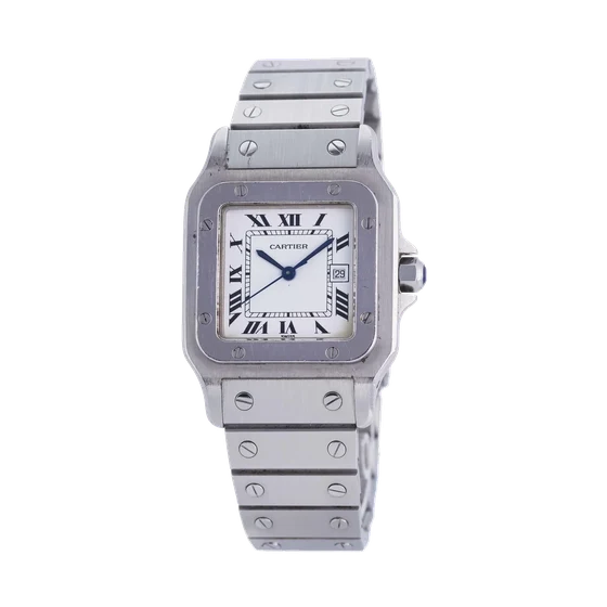 Cartier CARTIER, REF. LM 4072, SANTOS, AUTOMATIC, STEEL kol saati