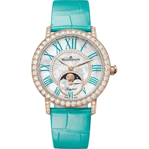 Blancpain Ladybird Colors Phases de Lune 3662A 2954 55B 34.9 mm kol saati