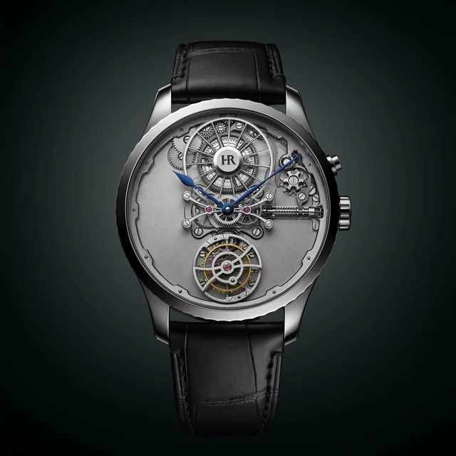 Haute-Rive Haute Rive Honoris Meccanica Rhodium Steel HM-SS-RH kol saati