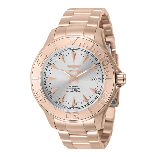 Invicta Signature Automatic 3 Hand Silver Dial Watch (ZG-7111) kol saati