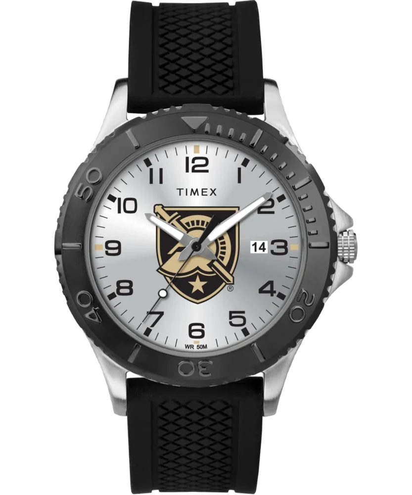 Timex Gamer Black US Military Academy Army Black Knights TWZUARMMD 42 mm kol saati