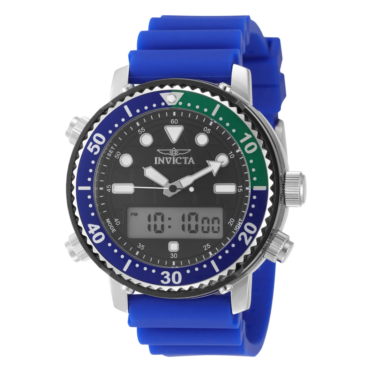 Invicta Pro Diver Digital Watch - 46.5mm. Blue (49447) 46.5 mm kol saati
