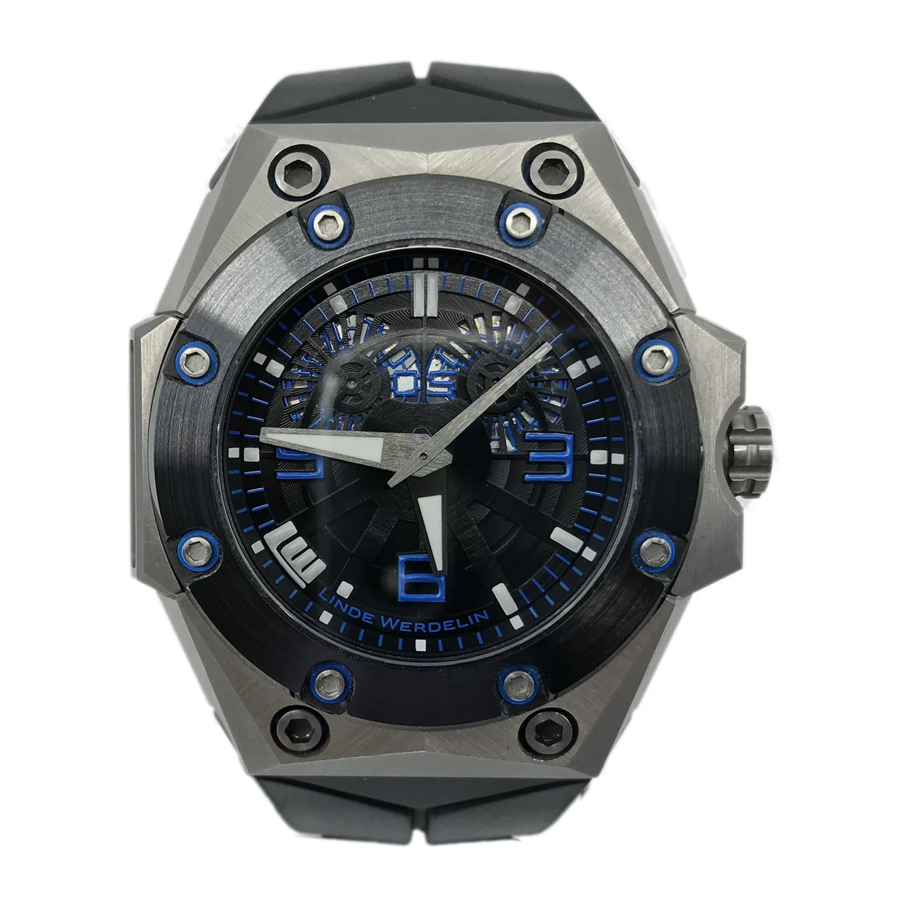 Linde Werdelin Octopus Blue OKT.II.TBY.1 210000009240 kol saati