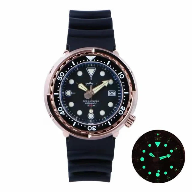 Heimdallr PVD Rose Gold TUNA Dive Watch 海米德-玫瑰金罐头-玫瑰金圈- 625 ★★玫瑰金外壳★★ kol saati