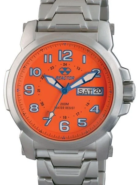 Reactor Atom Watch with SuperLuminova Illumination, Stainless Steel Case and Bracelet #680