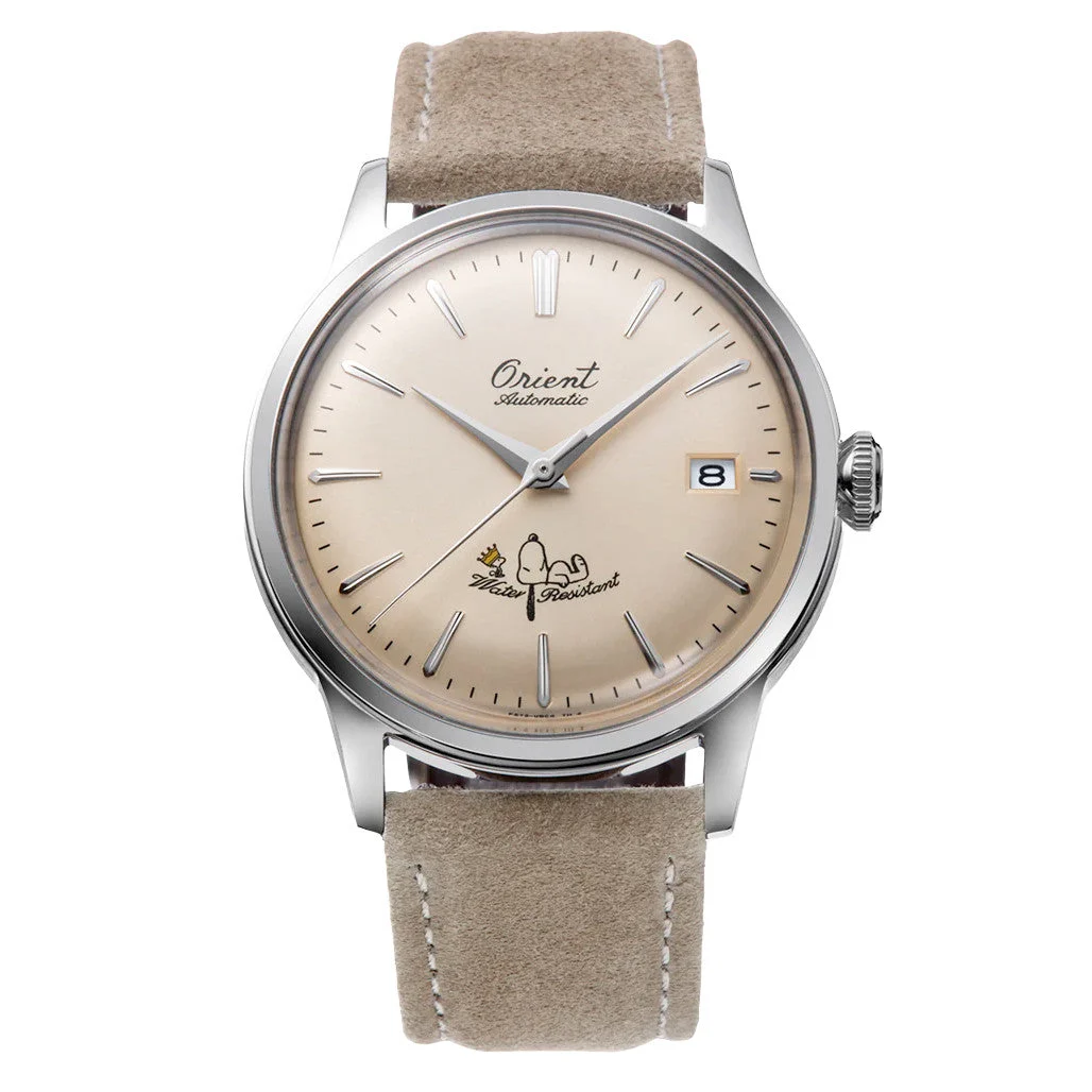 Orient Peanuts 75th Anniversary Limited Edition Bambino with Champagne Dial #RA-AC0M17G30B kol saati
