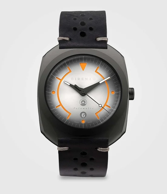 Direnzo DRZ 02 grey – date (PVD) kol saati