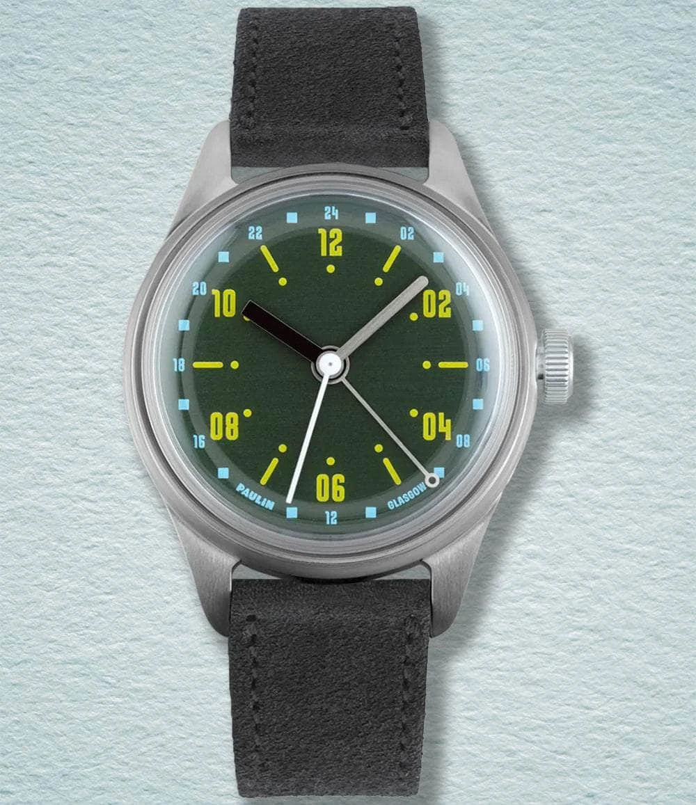 Paulin Neo GMT NEO-GMT-B 38 mm kol saati