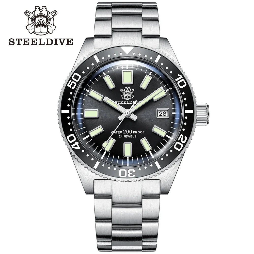 steeldive 62MAS WBST1156S 42 mm kol saati