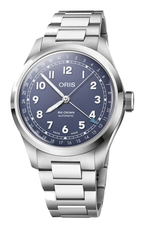 Oris Big Crown Pointer Date 01 754 7798 4068-07 8 20 06 40 mm kol saati