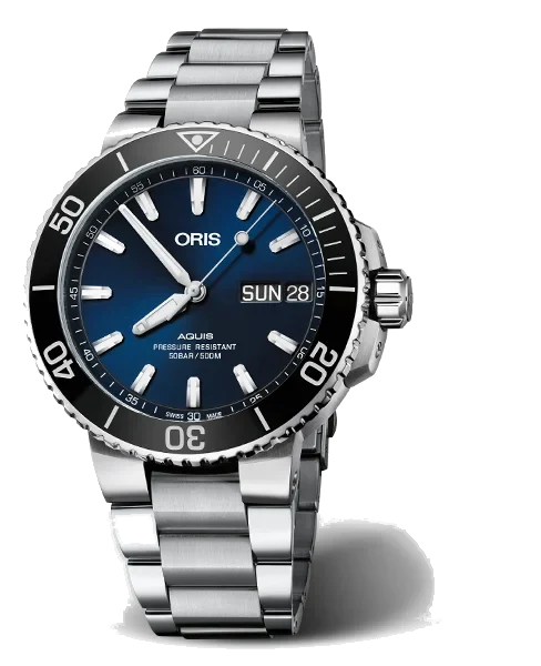 Oris Aquis Big Day Date 01 752 7733 4135-07 8 24 05PEB 45.5 mm kol saati