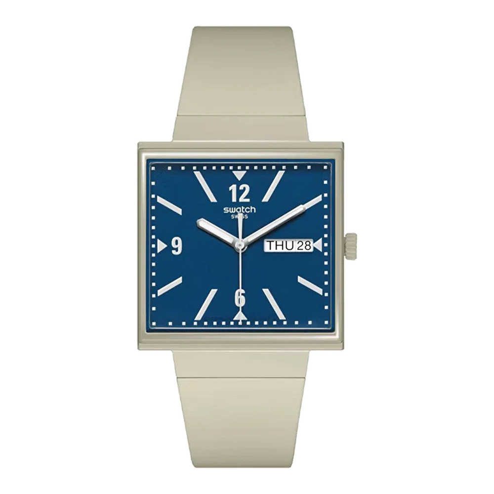 Swatch What If…beige? SO34T700 41.8 mm kol saati
