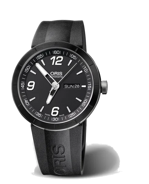 Oris Day Date 01 735 7651 4174-07 4 25 06 43 mm kol saati