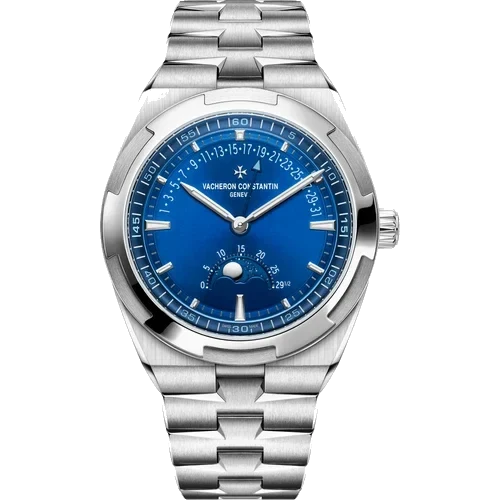 Vacheron Constantin Overseas moon phase retrograde date 4000V/210A-B911 41 mm kol saati