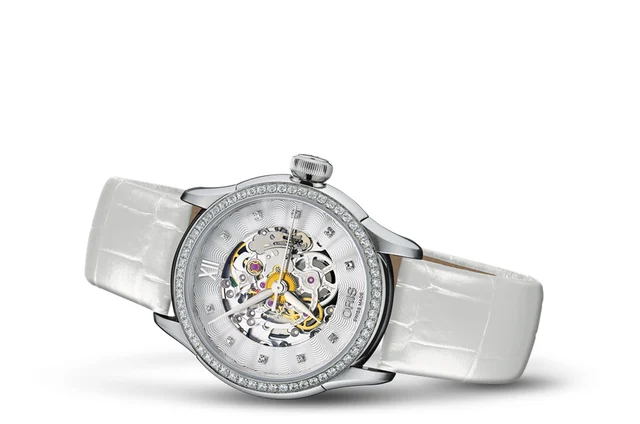 Oris Artelier Skeleton Diamonds 01 560 7604 4919-07 5 16 67FC kol saati
