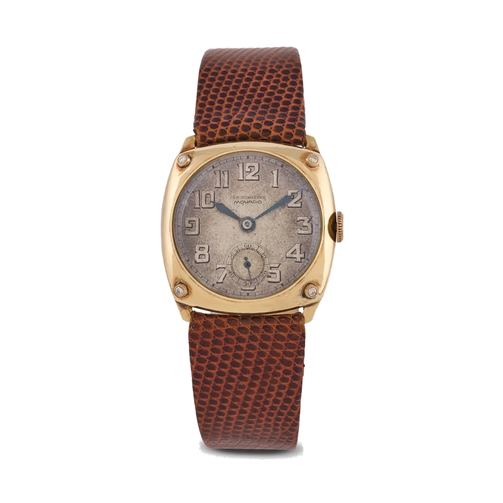 Movado MOVADO, REF. 41536, CHRONOMETRE, CUSHION-SHAPED, DIAMONDS, 14K YELLOW GOLD kol saati