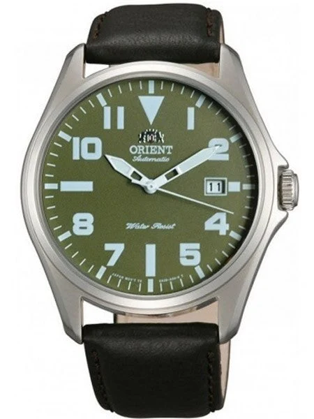 Orient Wingman 41mm Military Collection Automatic Watch with Date #ER2D009F kol saati