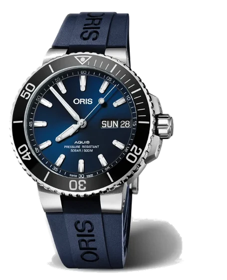 Oris Aquis Big Day Date 01 752 7733 4135-07 4 24 65EB kol saati
