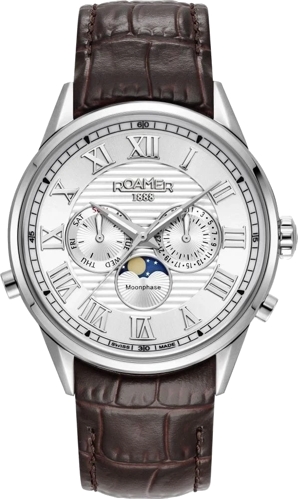 Roamer Superior Moonphase II 513821-41-25-05 43 mm kol saati
