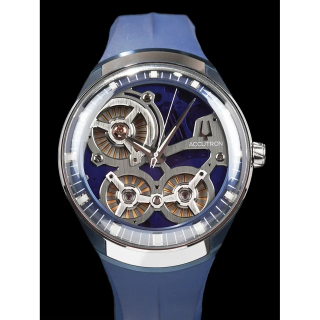 Accutron DNA Casino Blue 210009N29658 kol saati