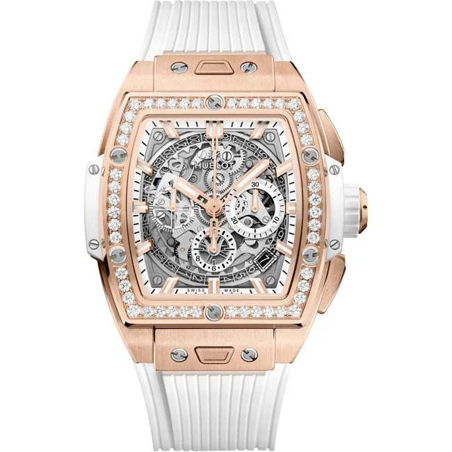 Hublot Spirit of Big Bang King Gold White Diamonds 42mm 642.OE.2010.RW.1204 42 mm kol saati