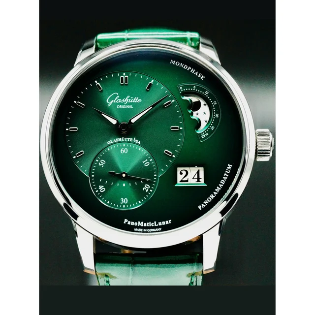 Glashutte Original Glashütte Original 1-90-02-13-32-02 PanoMaticLunar Green Dial 210000050