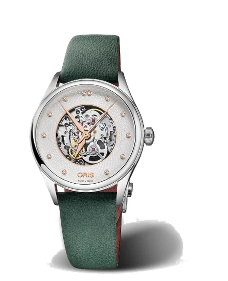 Oris Artelier Skeleton Diamonds 01 560 7724 4031-07 5 17 35FC kol saati