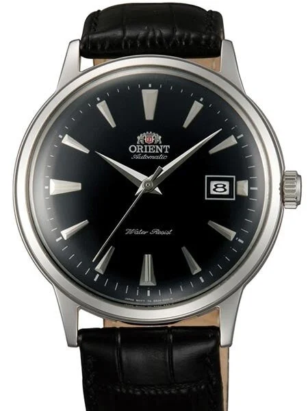 Orient Scratch and Dent - Bambino Automatic Dress Watch with Black Dial, Applied Silver Ho