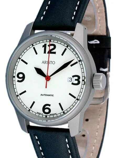 Aristo Titanium Case Swiss Automatic Watch with Luminous Dial 5H69TI kol saati