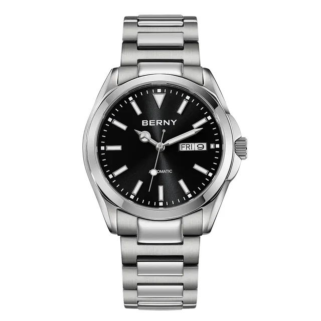 BERNY Men Automatic Dress Watch-AM023M AM023M-A kol saati