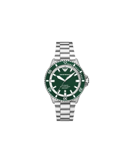 Emporio Armani Sea Explorer Automatic Stainless Steel Watch AR60080 kol saati