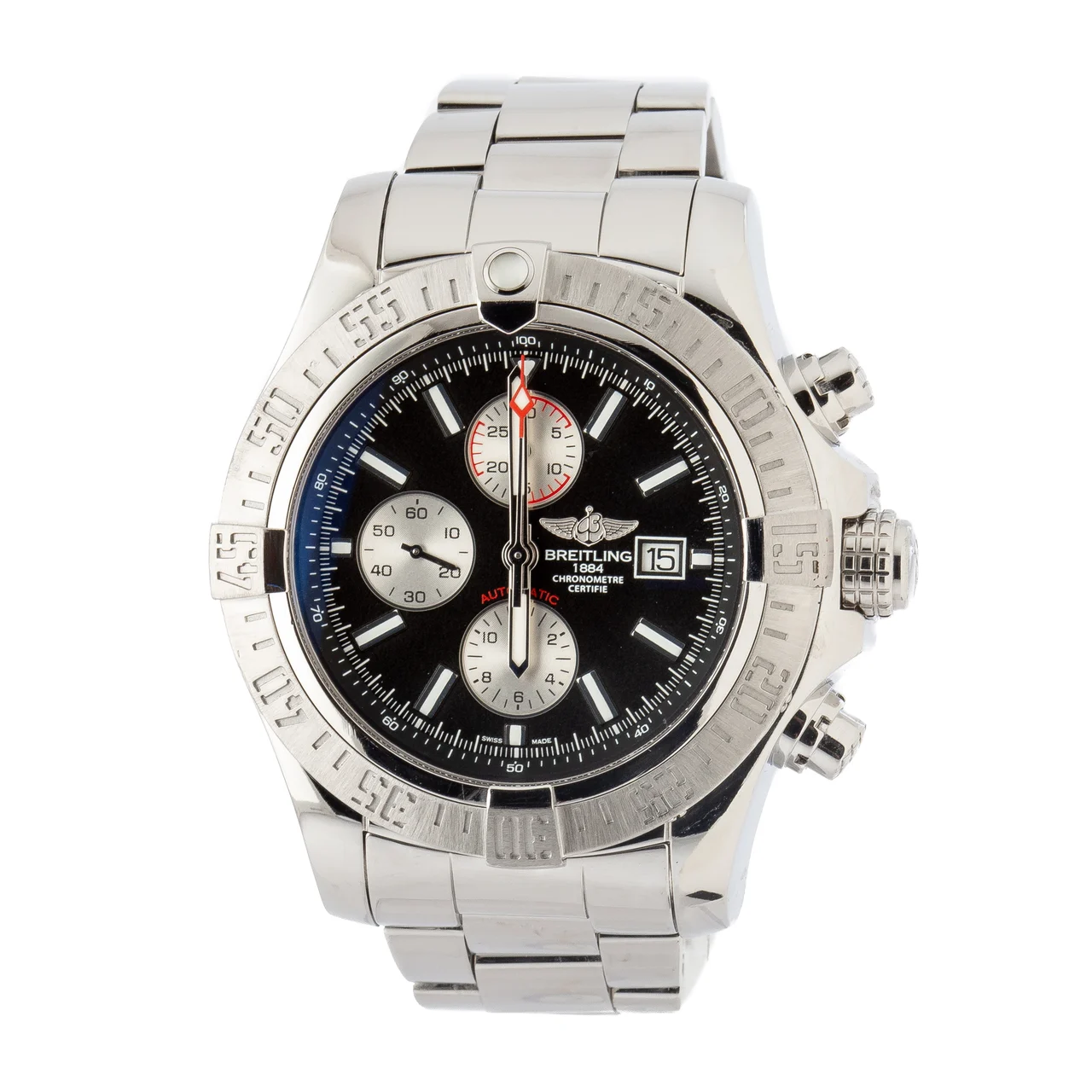 Breitling Super Avenger II Stainless Steel A1337111BC29 48 mm kol saati