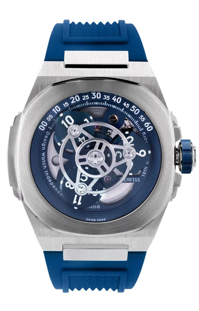 DWISS DWISS M3W M3W-blue-rubber kol saati