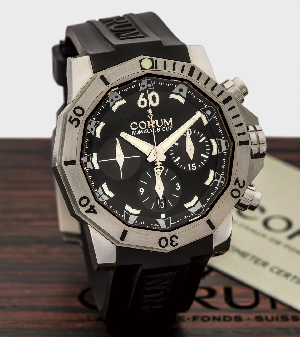 Corum Admiral'S Cup Seafender Corum Admiral S Cup Seafender 753.451.04-0371/AN22 kol saati