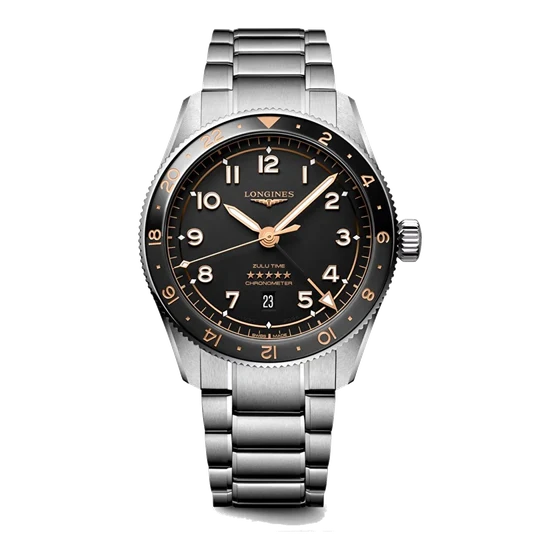 Longines Spirit Zulu Time L38124506 kol saati