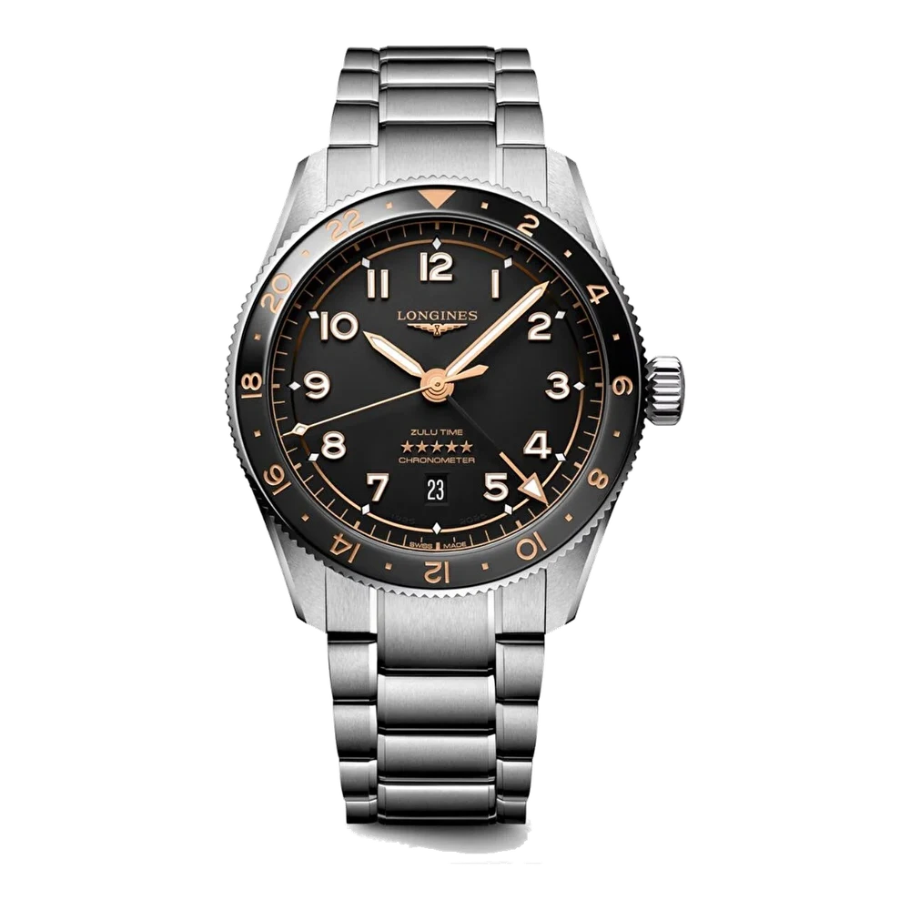 Longines Spirit Zulu Time L38124506 42 mm kol saati