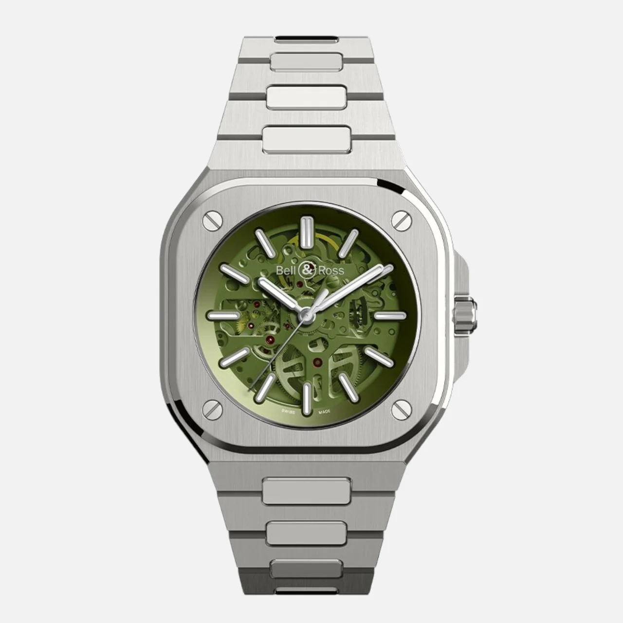 Bell & Ross BR05A-GN-SKST/SST 40 mm kol saati