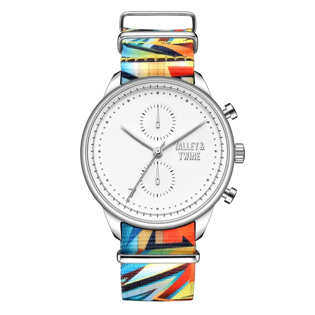 Talley & Twine Watch Company M-art-white kol saati