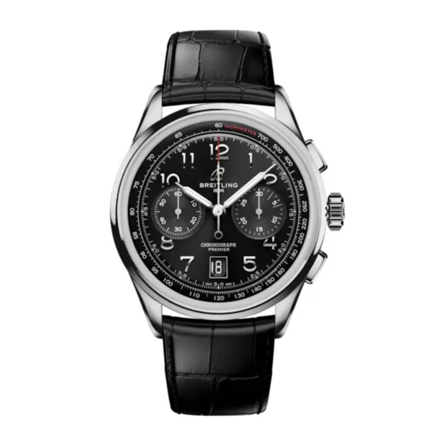 Breitling Premier B01 Chronograph AB0145221B1P2 42mm Black D kol saati