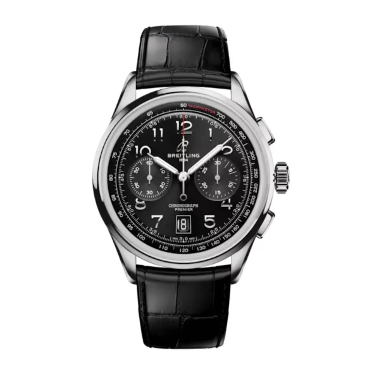 Breitling Premier B01 Chronograph AB0145221B1P2 42mm Black D 42 mm kol saati