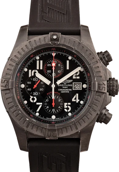 Breitling Super Avenger Black Stainless Steel M13370 kol saati