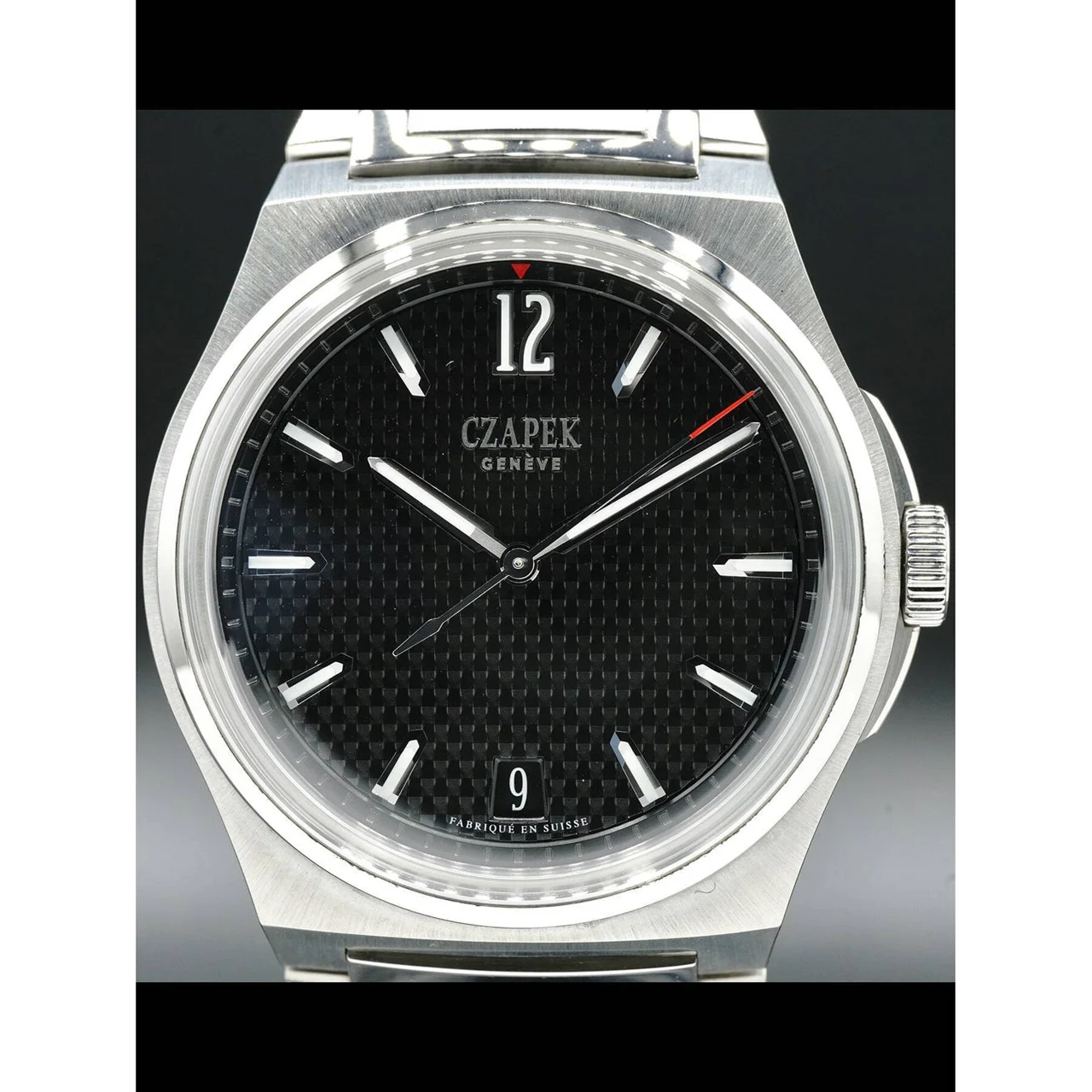 CZAPEK Antarctique Passage de Drake Black Ink 210000027098 40.5 mm kol saati