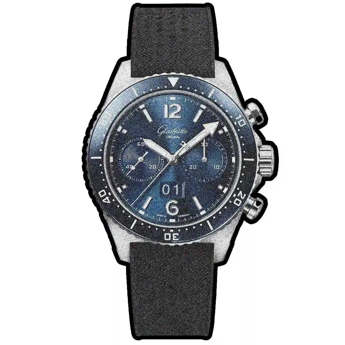 Glashutte Original Glashütte Original 47586 43 mm kol saati