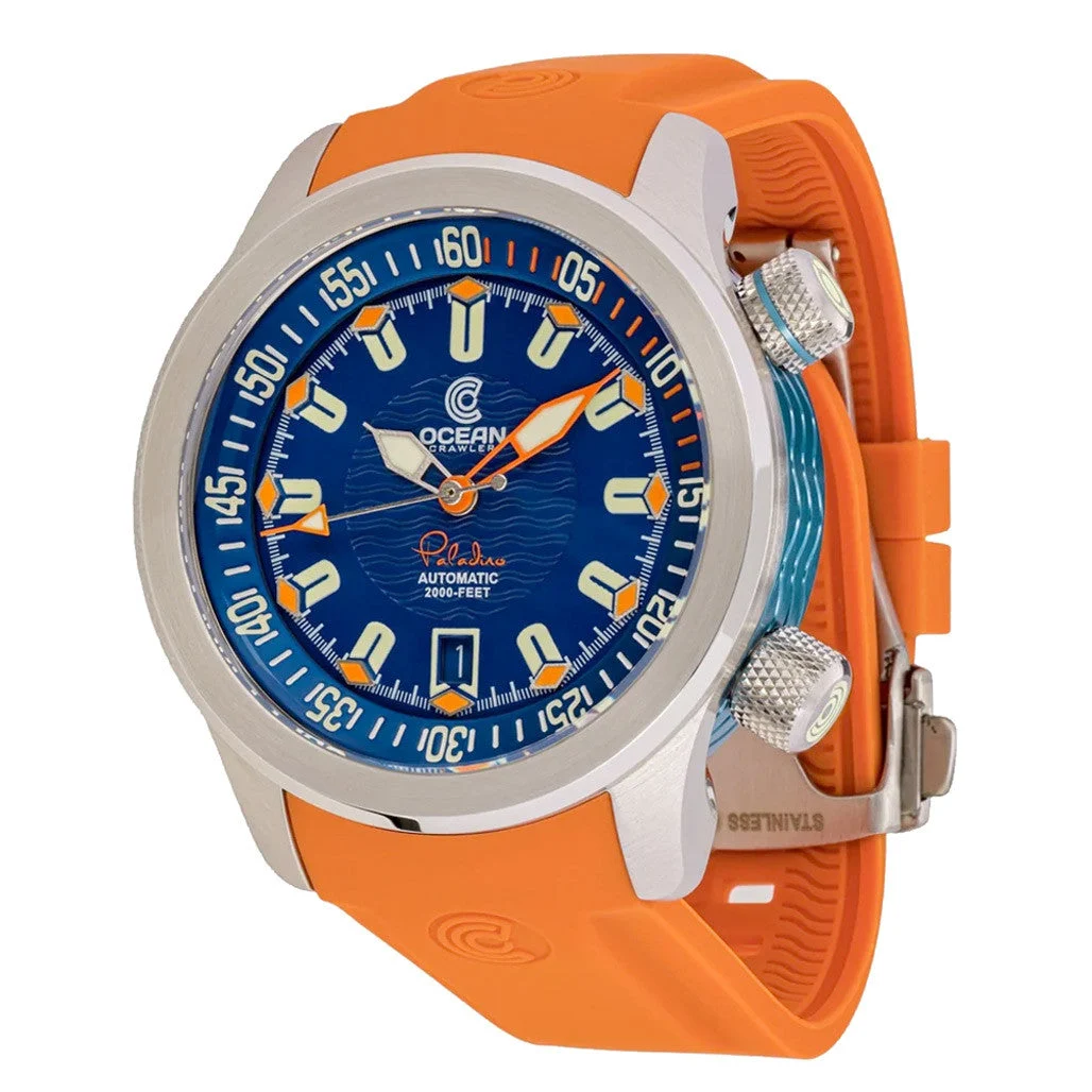 Ocean Crawler Paladino WaveMaker with Blue Dial #OC-PL-V2-BL kol saati