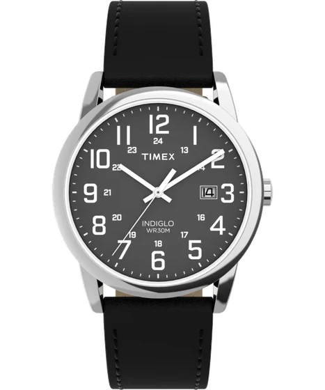 Timex Easy Reader® Classic 38mm Leather Strap Watch TW2Y12800 kol saati
