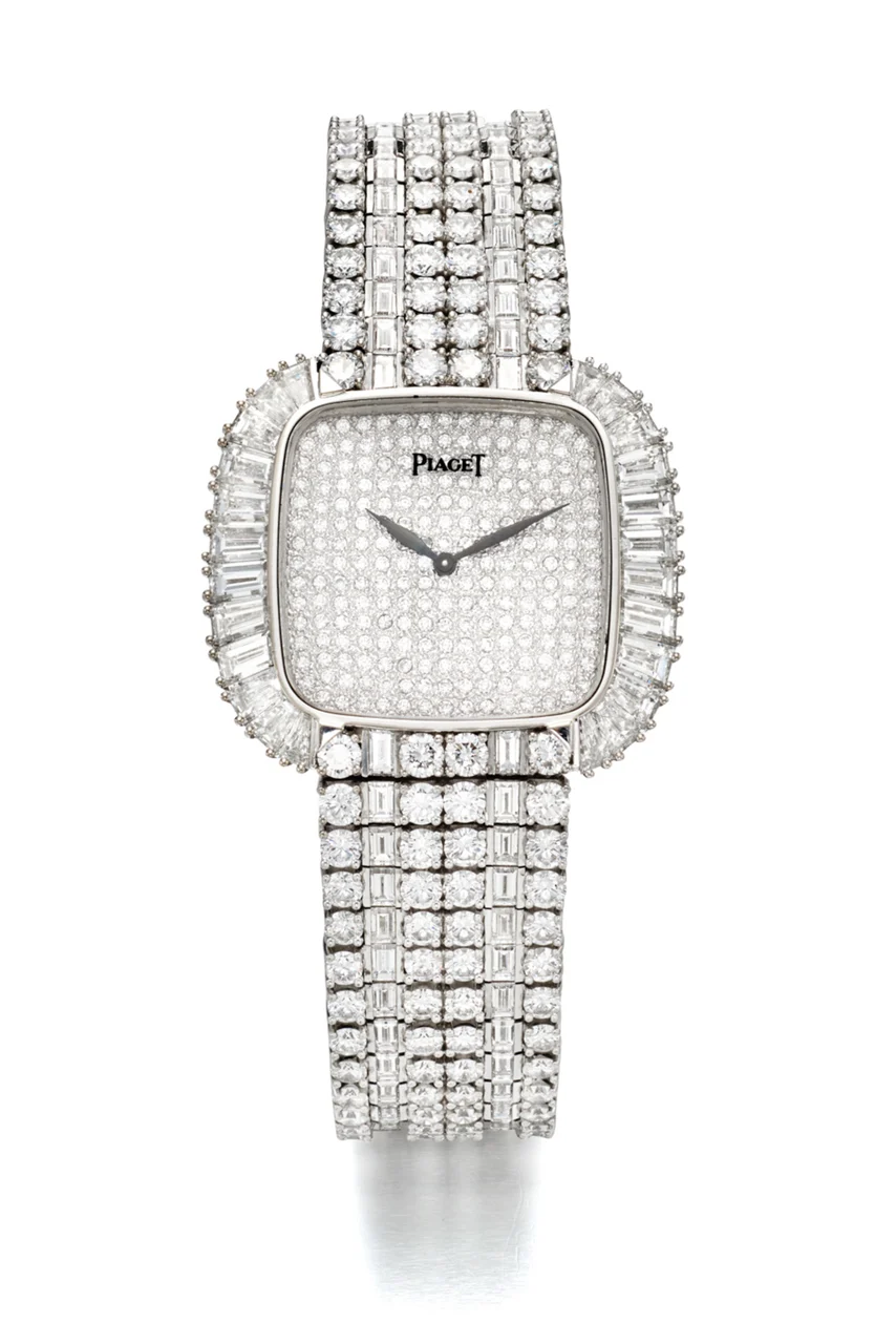 Piaget Ref.77280 White Gold And Diamond-set Bracelet Quartz Watch kol saati