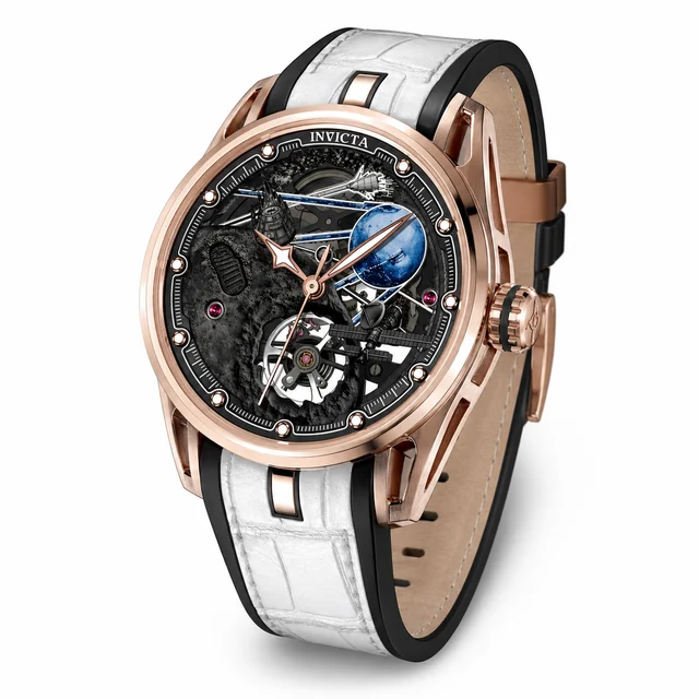 Invicta Celestial Naosia Automatic Watch w/ Skeleton Dial - 44.5mm, White (70089) kol saat